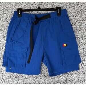 The Hundreds Jigsaw Hybrid Skater Shorts Blue Size Medium NWT